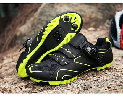 Scarpe da ciclismo unisex con suola rigida – Scarpe da bici da strada 4-Season con pedali a sgancio rapido, ideali per la MTB e gli sport all’aria aperta