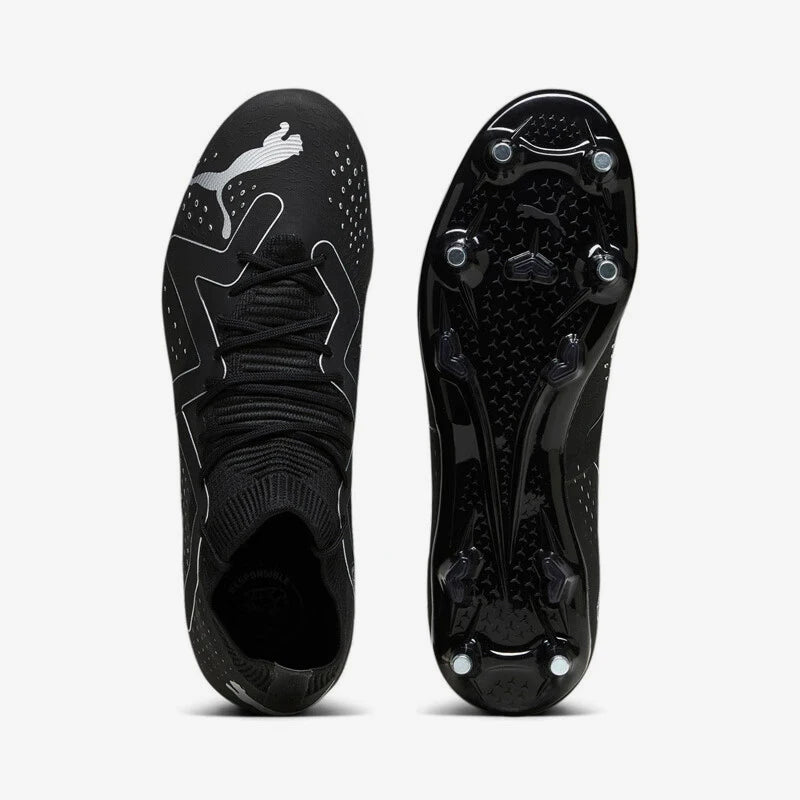 Chaussures de football Puma authentiques pour hommes, style sportif, design rétro simple et durable, modèle 107369-02.