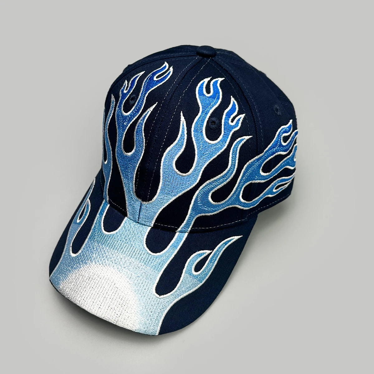 Niche Hip Hop Letter Flame Flag Baseball Hats New Unisex Sunshade Personal Versatile Color Block Fashion Retro ins Peaked Caps