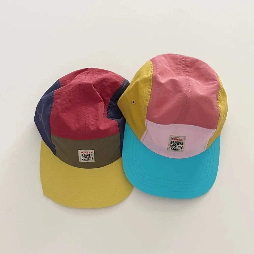 Retro Japanese Style Hip-hop Hats 5 Panel Thin Flat Brimmed Baseball Cap Quick-drying Breathable Sunscreen Hat Unisex