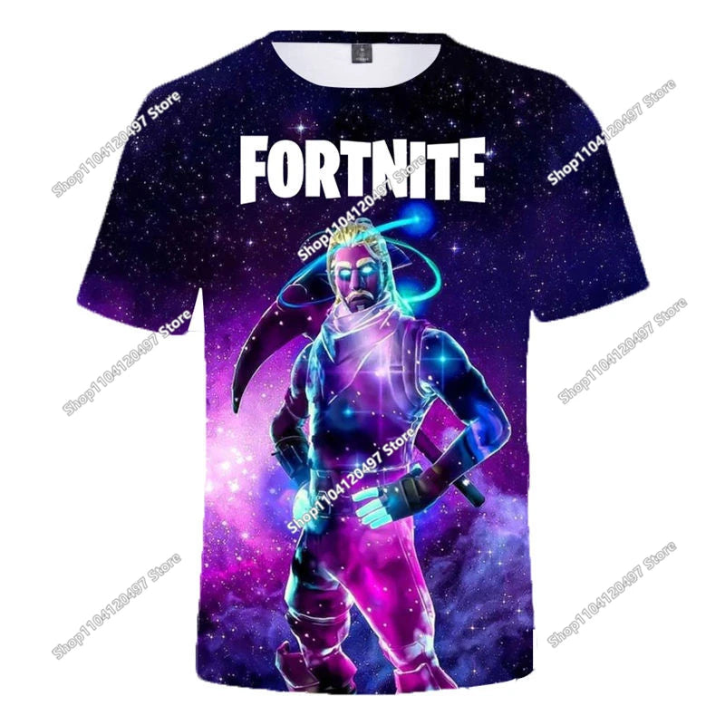 Halloween Peely 3D majica za dječake i djevojčice, božićna Fortnite majica, Battle Royale streetwear za djecu, Victory Game muška majica, odjeća