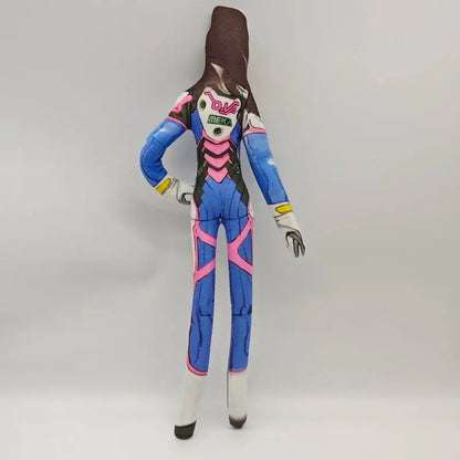26 cm, varie posture, corpo flessibile in filo metallico, personaggi anime e del gioco Overwatch: D.Va / Doomfist / Genji / Widowmaker, peluche, bambola di peluche