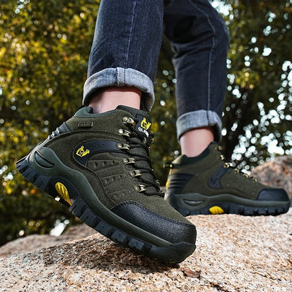 Scarponi da trekking impermeabili per uomo e donna, per primavera e autunno, resistenti all’usura, per sport di montagna e caccia