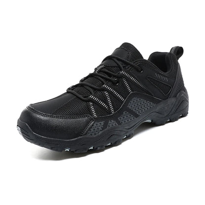 Chaussures de randonnée en maille pour hommes, souliers de voyage respirants, imperméables, pour plein air, chasse, pêche, montagne, équitation, sport