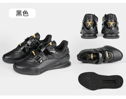Zapatillas profesionales de halterofilia cómodas para entrenamiento de sentadillas en interior, duraderas, antideslizantes y diseñadas para levantamientos intensos