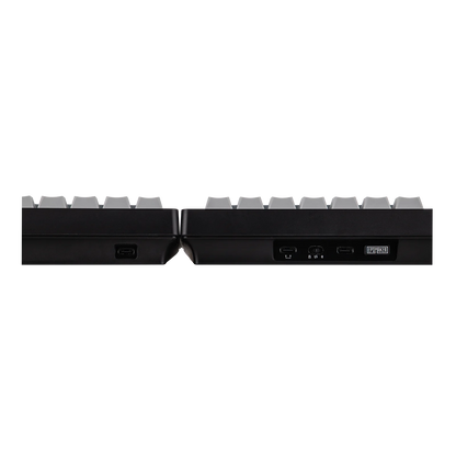 Tastiera meccanica EPOMAKER Split70 QMK/VIA 70% con layout split, connessione cablata/BT/2.4Ghz wireless, manopola programmabile e modificatori Mac
