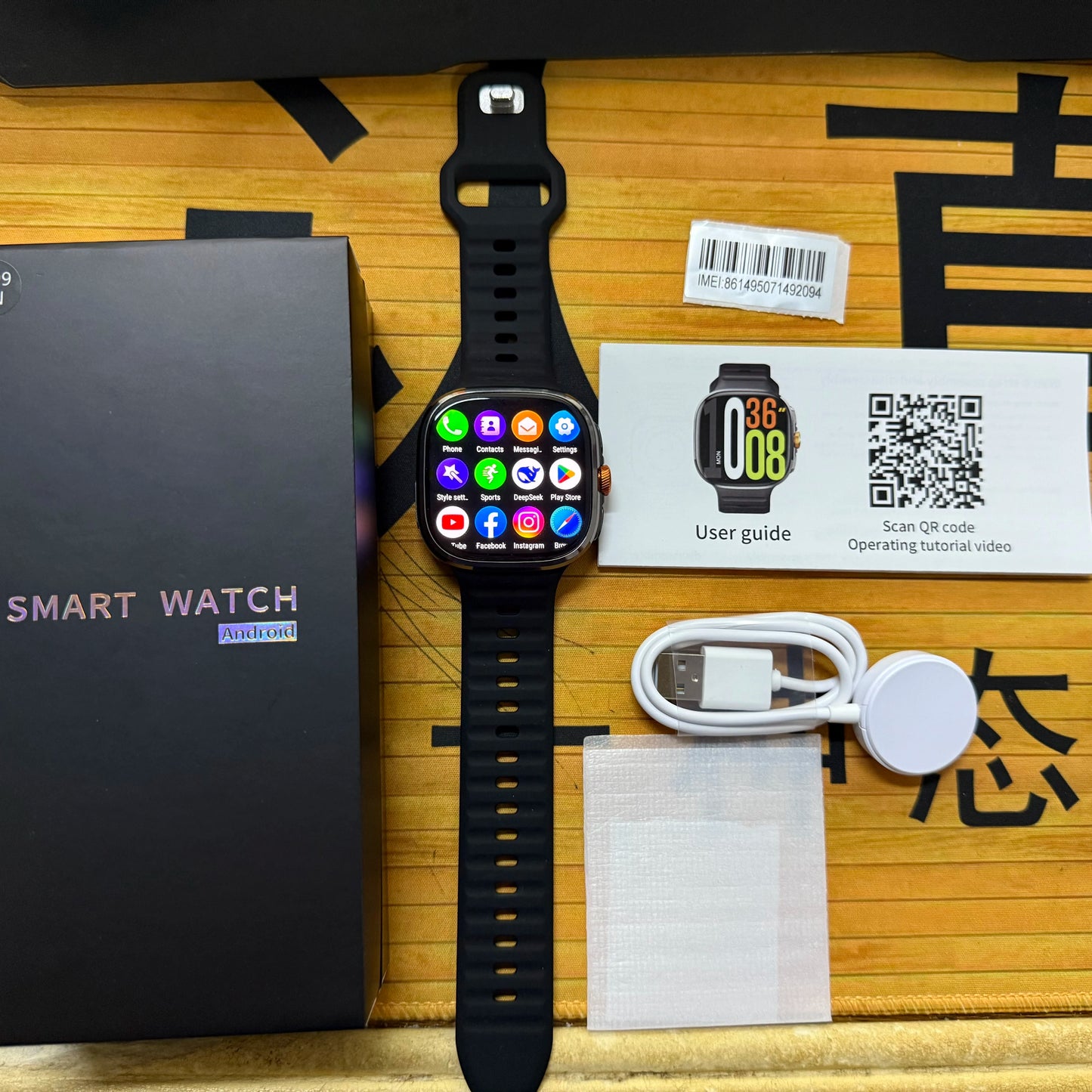 M99 Smartwatch 5G With 2.4inch Amoled Screen 900W Rotating Camera WIFI GPS Position Compass NFC Bluetooth Smart Watch Men Women