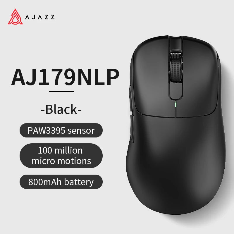 AJAZZ AJ179 NL vezeték nélküli egér Star Flash verzió, 3 mód, alacsony késleltetés, hosszú akkumulátor-üzemidő, könnyű, testreszabott irodai és gaming egér