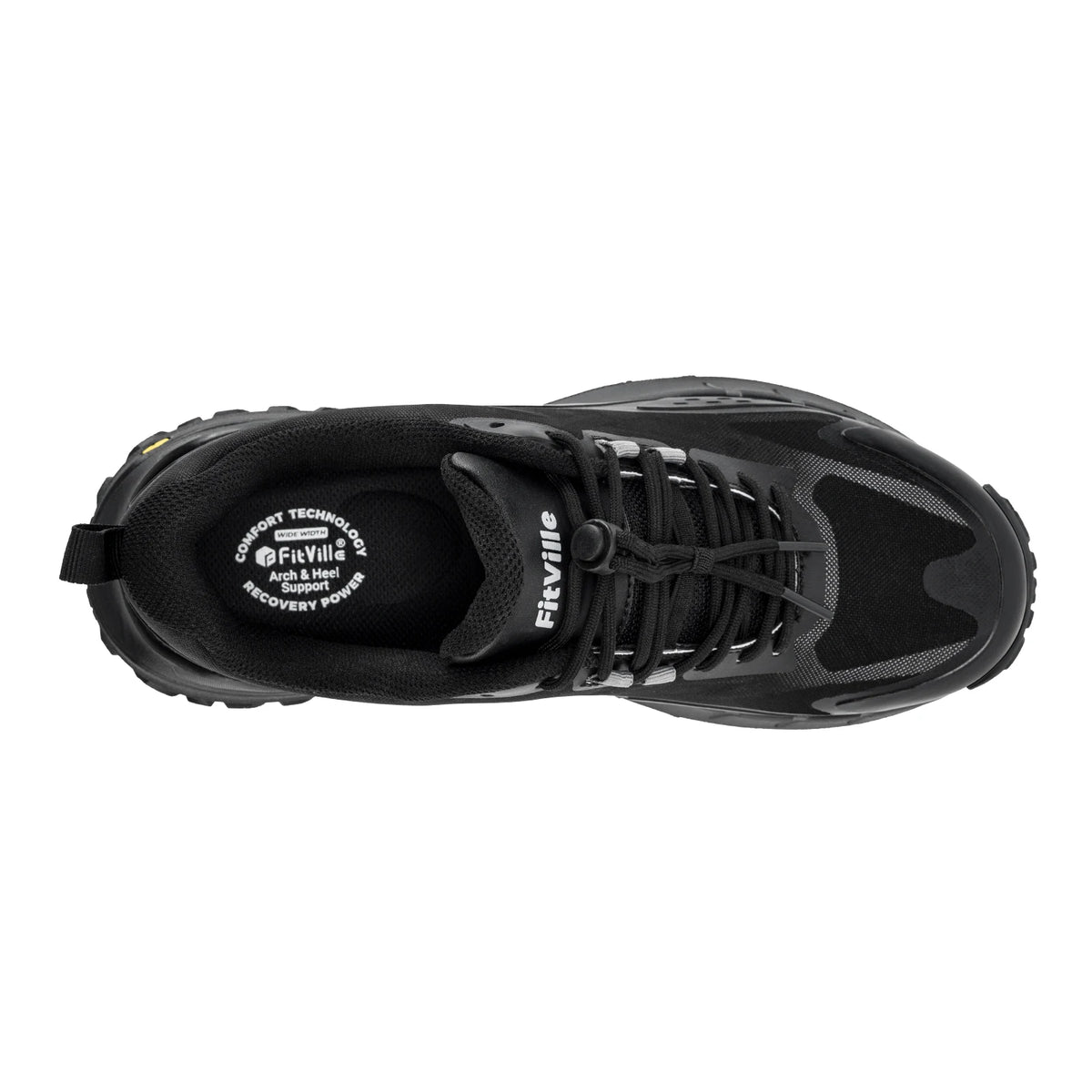 Sneakers larghe Fittington da uomo, scarpe da trekking slip-on, scarpe da corsa da uomo morbide e comode, scarpe da passeggio antiscivolo con supporto per l'arco plantare