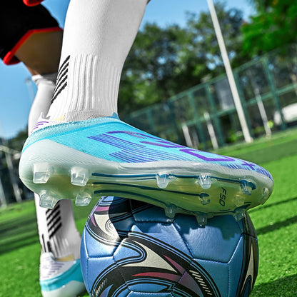 Chaussures de football F50 pour hommes, crampons d'entraînement rapides, chaussures de football antidérapantes pour extérieur, Chuteira Campo 35-45