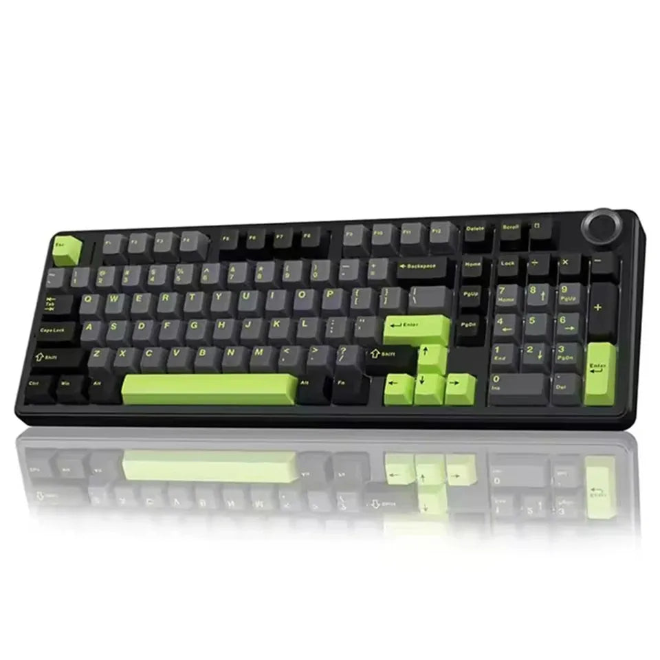 AULA F99 PRO Wireless Gaming Mechanical Keyboard 99 Keys Hot Swappable Gasket Structure 96% 8000mAh Battery Keyboard with Knob