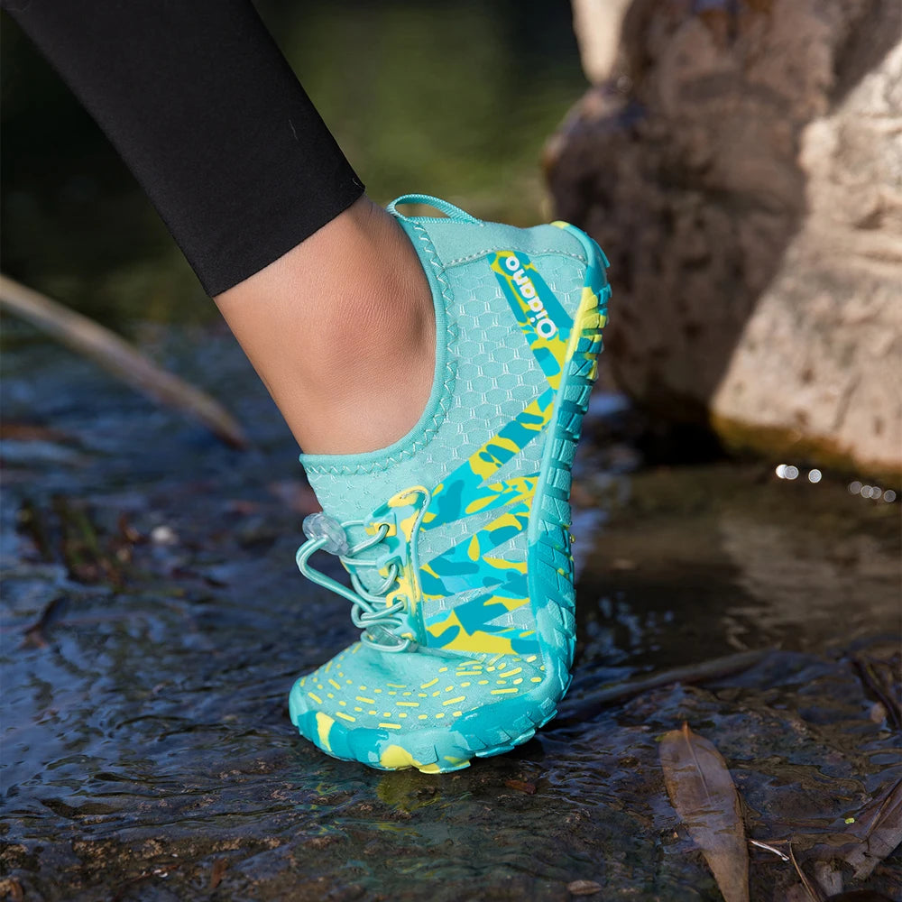 Oiaano leveäkärkiset barefoot-kengät miehille, mustat naisten urheilulenkkarit, unisex-vesitossut, miesten aqua-rantakengät, pehmeä pohja, kevyet ja hengittävät