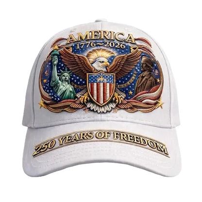 USA 250th Anniversary Denim Baseball Cap 1776 2026 Adjustable Patriotic Retro Running Hat Lightweight Breathable