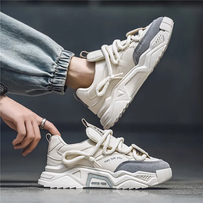 Sneakers casual da uomo - Moda primaverile - Scarpe da skateboard basse e versatili per uomo, adatte agli sport all'aria aperta
