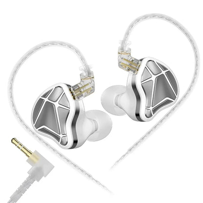 KZ Axas Gaming Earbuds Wired IEM HiFi Bass Headphones with Microphone, FPS Gaming Earphones, KZ Axas In-Ear Monitor Earbuds for PC Mobile & Console Gaming
