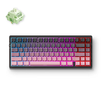 Tastiera meccanica wireless MCHOSE G75 Pro, layout 75%, montaggio gasket, 5 strati di smorzamento, retroilluminazione RGB, tri-mode, hot-swappable