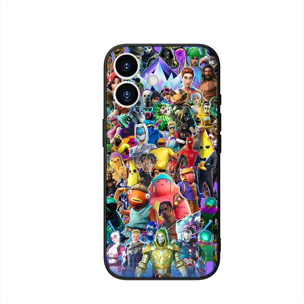 Game F-ForTnites Wallpaper Case for Samsung Galaxy A07 A13 A12 A23 A42 A50 A51 A52 A53 A70 A71 A72 A21S A04 Note 20 9 8 10 Cover
