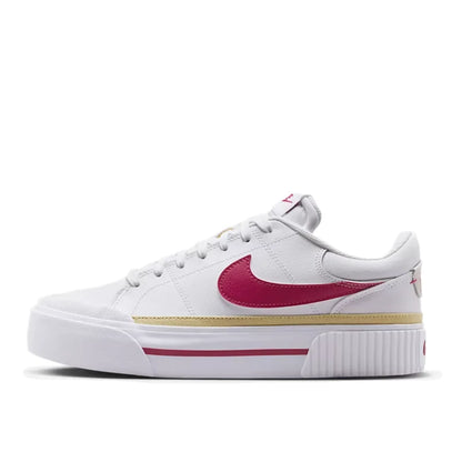 Nike Court Legacy Lift – Højdefremhævende såldesign, komfortabel skridsikker støddæmpning, slidstærke sportssko FZ2606-100