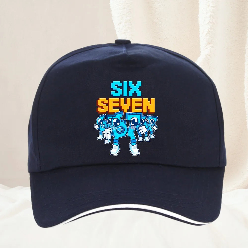 Meme 67 Six Seven 6 7 Italian Brainrot Baseball Cap Men Trucker Hat Spring Casual Outdoor Gym Sun Visor Snapback Cap
