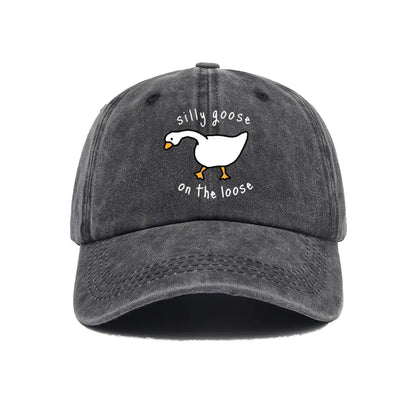 „Big Goose“ spausdinta beisbolo kepurė vyrams ir moterims, maža, šviežia, minkšta kepurė su anties liežuvio motyvu, kepurė nuo saulės, lauko apsauga nuo saulės