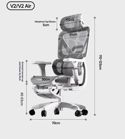 Cadeira de escritório em malha ergonómica, executiva, para computador e gaming, mobiliário moderno, giratória, com rodas e ajustável, Silla Gaming, cadeira ergonómica