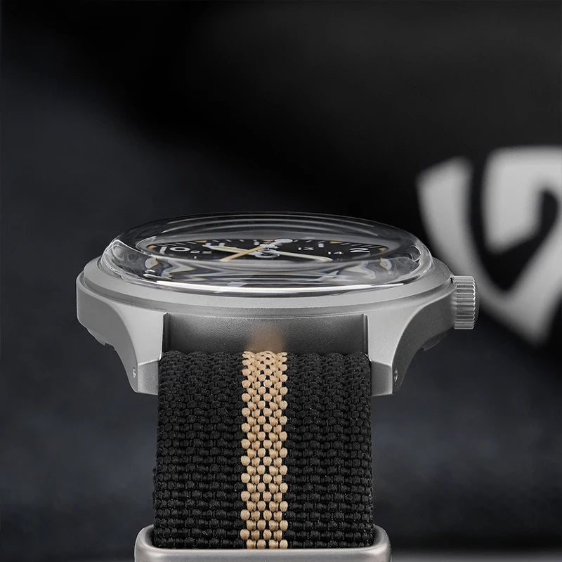 Militado ML07 Military Watch VH31 Quartz Movement Sapphire Crystal Luminous AR Coating Vintage Watches 100m Waterproof