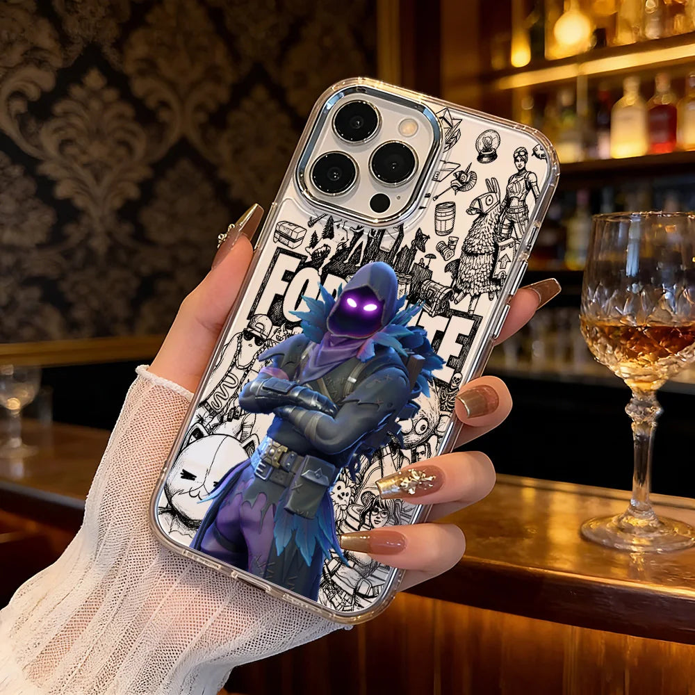 Capa de telemóvel Cartoon Battle Royales Fortnites para Xiaomi Mi 15 14T 14 12T 11T 11 Lite Poco M7 X7 X6 F5 F6 X5 X4 GT Pro 4G 5G