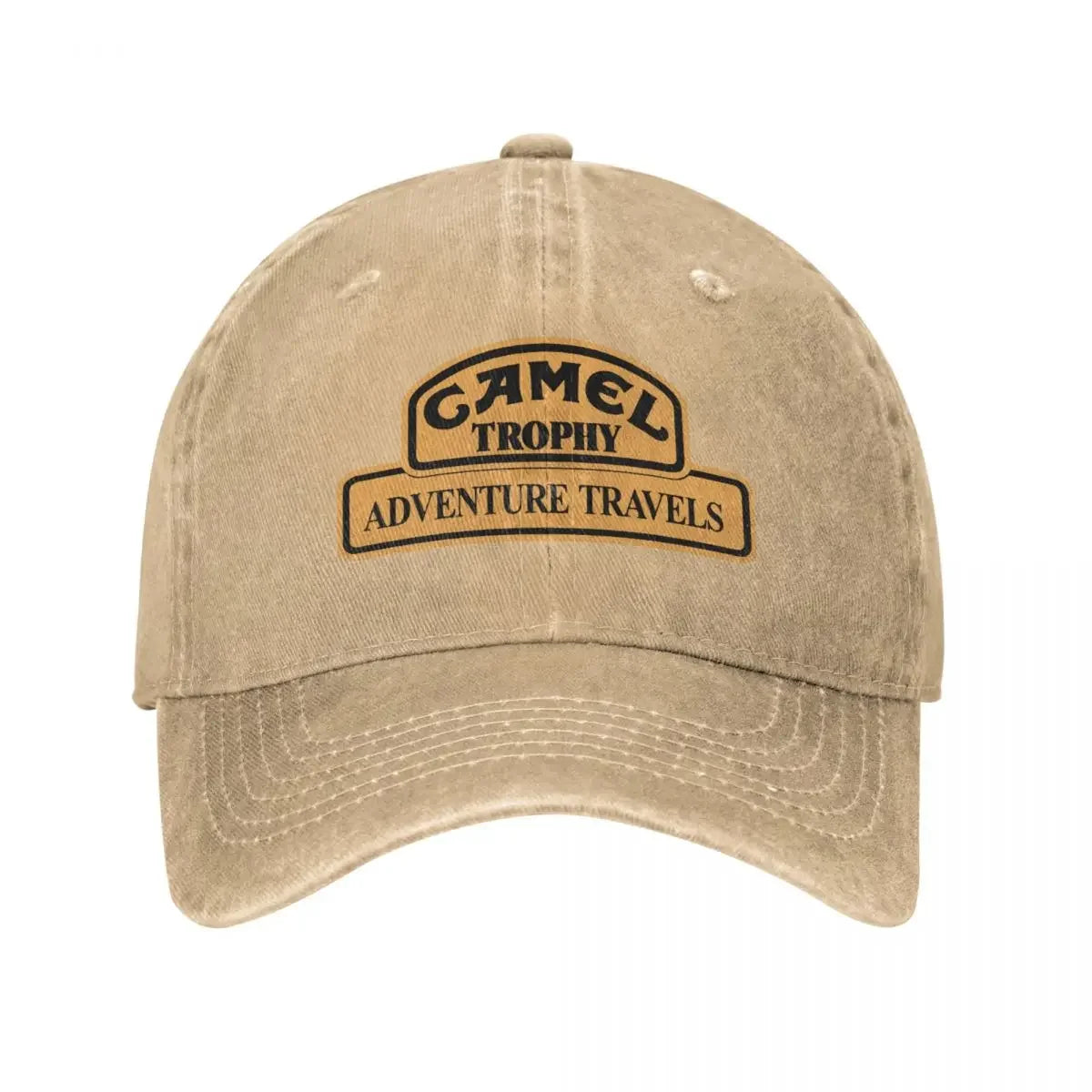 Retro Camel Trophy Racing Baseball Cap Men Women Distressed Denim Snapback Hat Outdoor Summer Unstructured Soft Caps Hat