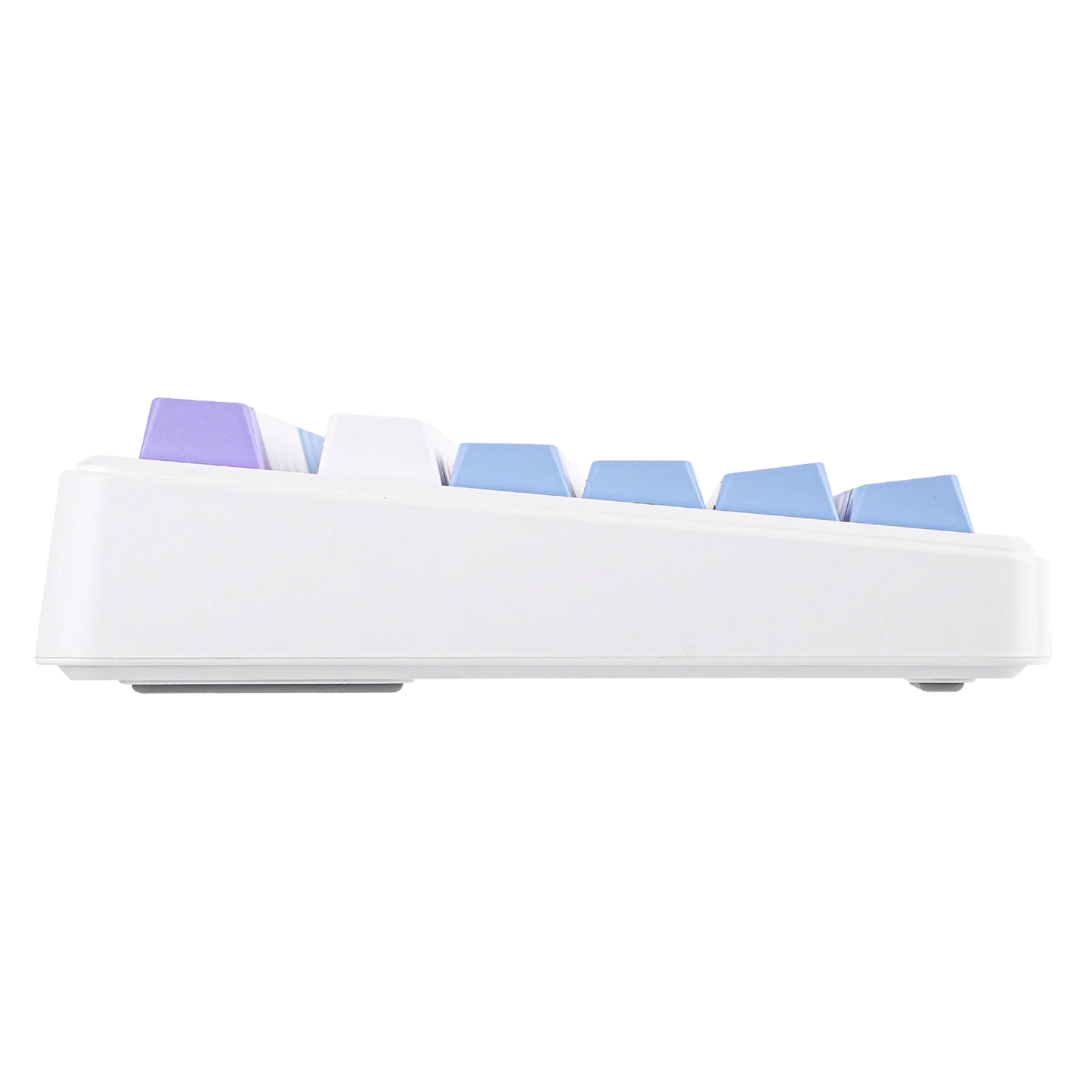 Teclado mecánico inalámbrico EPOMAKER X AULA F75 MAX compacto 75% con distribución ANSI, conexión por cable/Bluetooth/2.4GHz, pantalla TFT y perilla