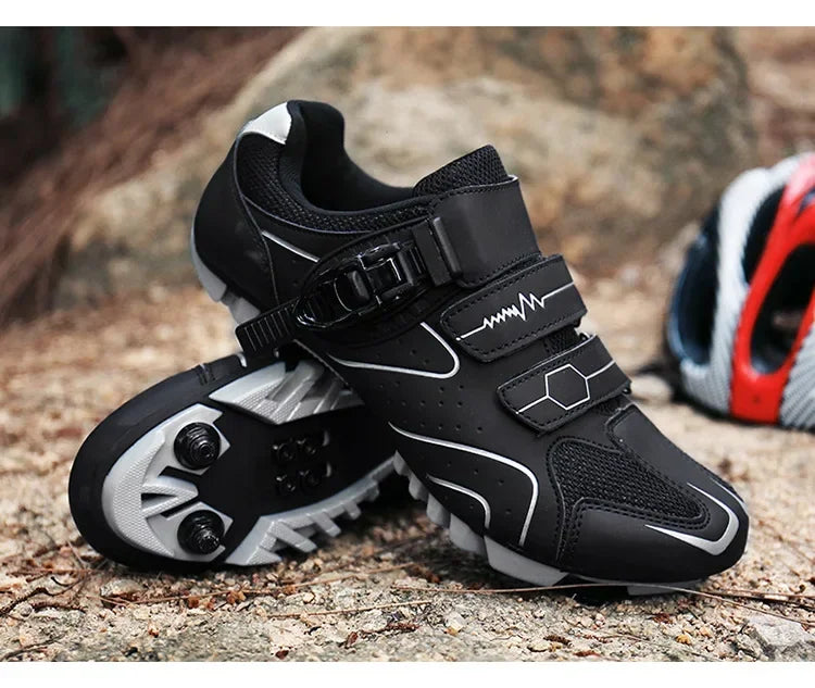 Scarpe da ciclismo unisex con suola rigida – Scarpe da bici da strada 4-Season con pedali a sgancio rapido, ideali per la MTB e gli sport all’aria aperta