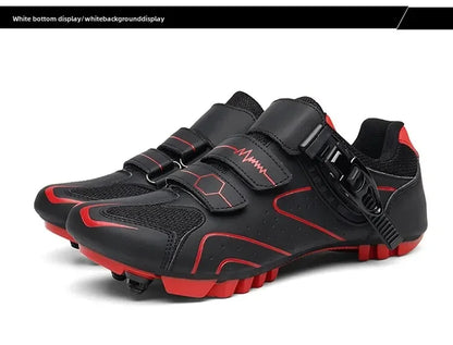 Scarpe da ciclismo unisex con suola rigida – Scarpe da bici da strada 4-Season con pedali a sgancio rapido, ideali per la MTB e gli sport all’aria aperta