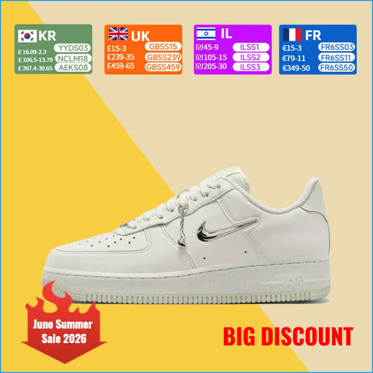 Nike Air Force 1 Low-Top – unisexowe trampki – klasyczne, wygodne obuwie codzienne z poduszką powietrzną FN8540-100