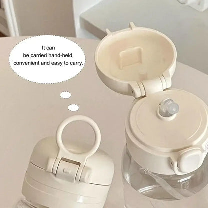 400ML Fortnites 18CM Strohhalmbecher für Erwachsene, Jungen und Mädchen, niedlicher Wasserbecher im Cartoon-Stil für Schüler, stoßfeste tragbare Trinkflasche als Geschenk