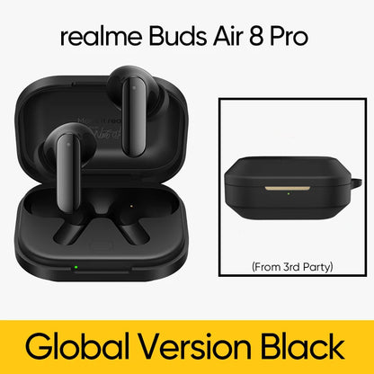 realme Buds Air 8 Pro Wireless Bluetooth 6.1 Earbuds – 55dB Active Noise Cancelling, LHDC 5.0, AI Translation, IP55 Waterproof TWS Earphones