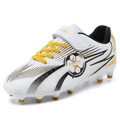 Chaussures de football originales à crampons pour cheville, nouvelles chaussures de football pour enfants, chaussures de futsal, baskets rapides pour intérieur, chaussures de sport pour terrain de société, chaussures de f