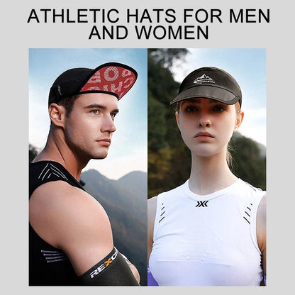 LOOGDEEL Outdoor Sports Running Hat Women Men Quick-drying Breathable Bike Sunshade Headwear Anti-UV Cycling Mountaineering Cap