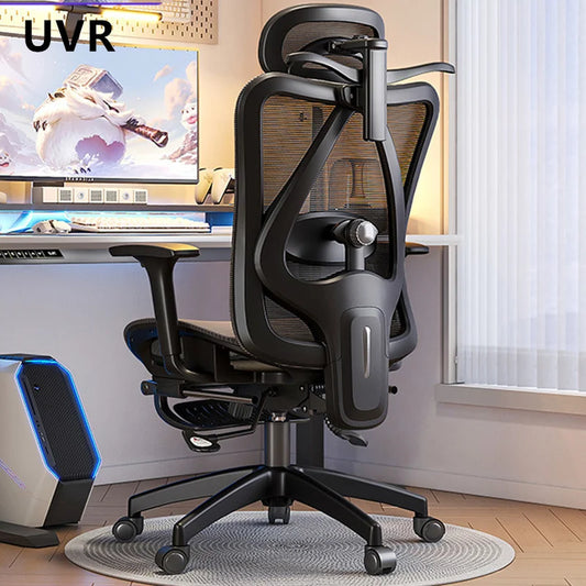 UVR Ergonomic Office Chair Adjustable Height Swivel Executive Chair with Armrest, Comfortable Gaming Desk Chair for Home Office & Work