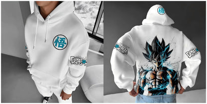 Dragon Ball – modna novost iz sveta animeja, Harajuku, kapuco, streetwear, moški, jesensko-zimski pulover s kapuco, oversize, ženski, unisex vrh