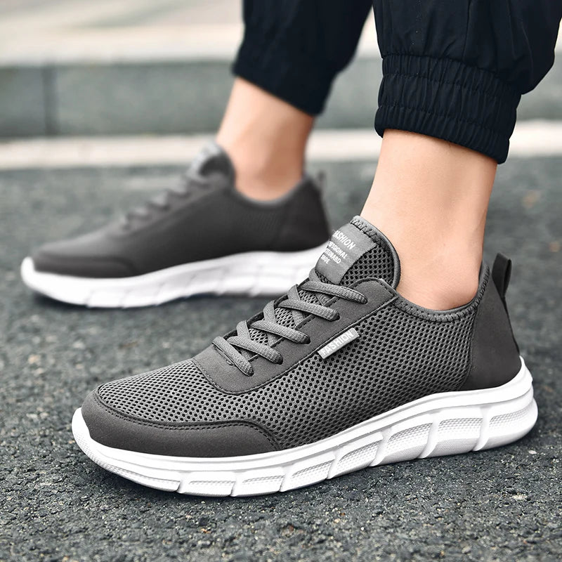Pánské letní tenisky, ležérní běžecké boty, prodyšné boty na chůzi, síťované, lehké sportovní boty, pohodlné módní boty, Zapatillas
