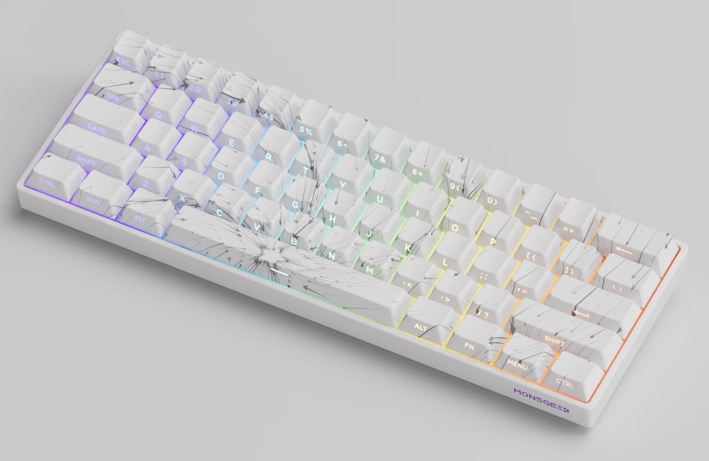 MONSGEEK FUN60 PRO&MAX HE Machanical Keyboard Magnetic Switch 60% Wireless Gaming Keyboard Rapid Trigger 8K ARGB Custom Keyboard