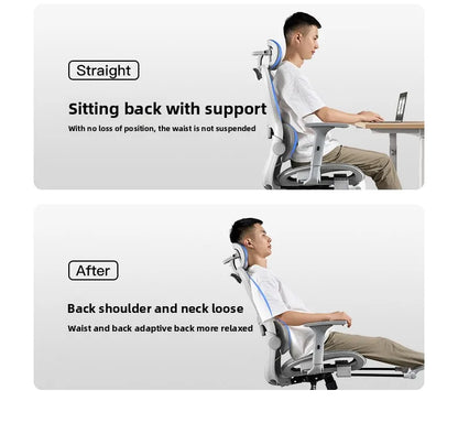 Többfunkciós irodai szék, számítógépes szék, dönthető pihenőszék, ergonomikus forgószék, e-sport szék