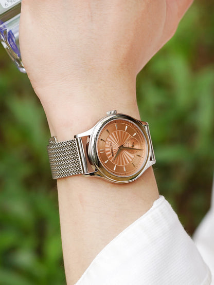 FARASUTE Retro Hangzhou Customized Movement Automatic Mechanical Watch Men Sapphire Stainless Steel Small Second Hand Wristwatch