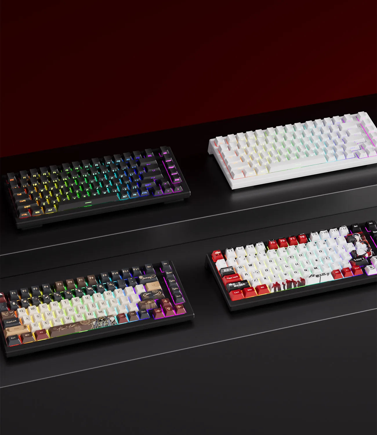 Tastiera AKKO TAC75 HE con switch magnetici 75% Gaming Keyboard Rapid Trigger 0.005mm 8K RGB cablata Esports, tastiera custom per gamer
