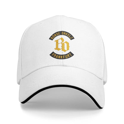 Golden BO Bohse onkelz Germany Band Hiking Baseball Caps Male  Unisex Peaked Cap Female Pool Party Coquette Hat