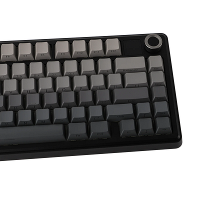 Teclado mecánico inalámbrico EPOMAKER X AULA F75 MAX compacto 75% con distribución ANSI, conexión por cable/Bluetooth/2.4GHz, pantalla TFT y perilla