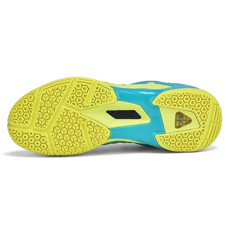 High-quality Badminton Trainers for Men and Women Blue Athletic Shoes with Anti-Slip Sole for Indoor and Outdoor Sports