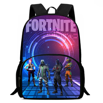 Hot Game Design Child Backpacks Shoulder Bag Pencil Case F-FortniteS Pupil Large Capacity School Bags for Boys Girls Best Gift