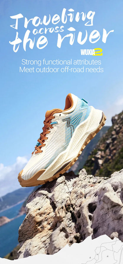 361 Degrees WUXIA 2.0 – Leichter, weicher, luftiger Sneaker mit federnder Dämpfung und rutschfester Sohle für Outdoor- und Wanderaktivitäten, vielseitig einsetzbar, Herren 672542201