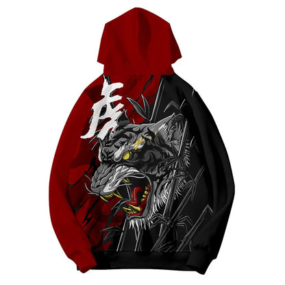 3D Print Chinese New Year Clothes Men Hoodies Kids Fashion Dragon Graphic Sweatshirts Cool Streetwear Hooded Hoody Clothing Top