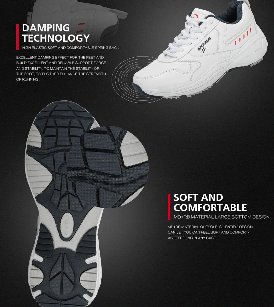 BONA New Designers Classics Tenisky Běžecké boty Dámské outdoorové sportovní boty Pohodlné běžecké boty Dámské vycházkové boty